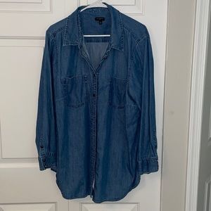 Talbots 3x lightweight denim shirt
